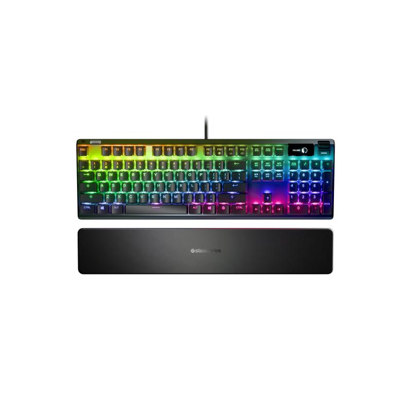 SteelSeries Keyboard APEX 7 USB QWERTY RGB-LED RGBLED Black Schwarz (64786)