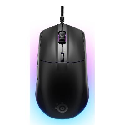 SteelSeries Mouse Rival 3 Wired Gen 2 Black Schwarz (62515)