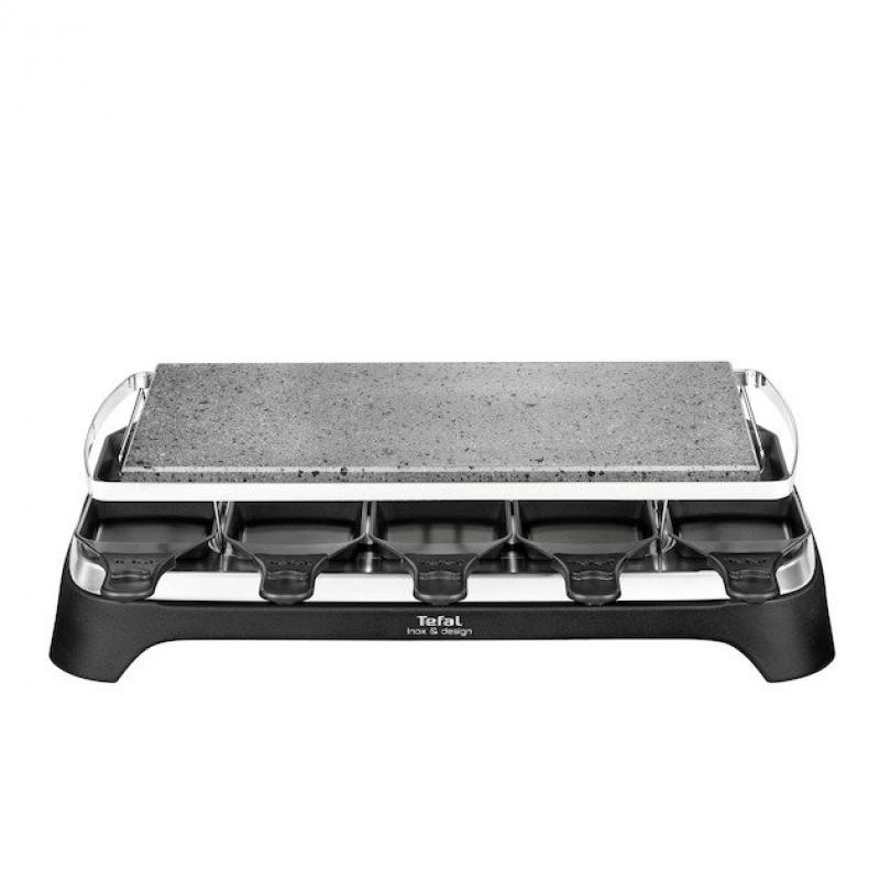 Tefal Raclette with Hot Stone Inox & Design (PR4578) for 10 people