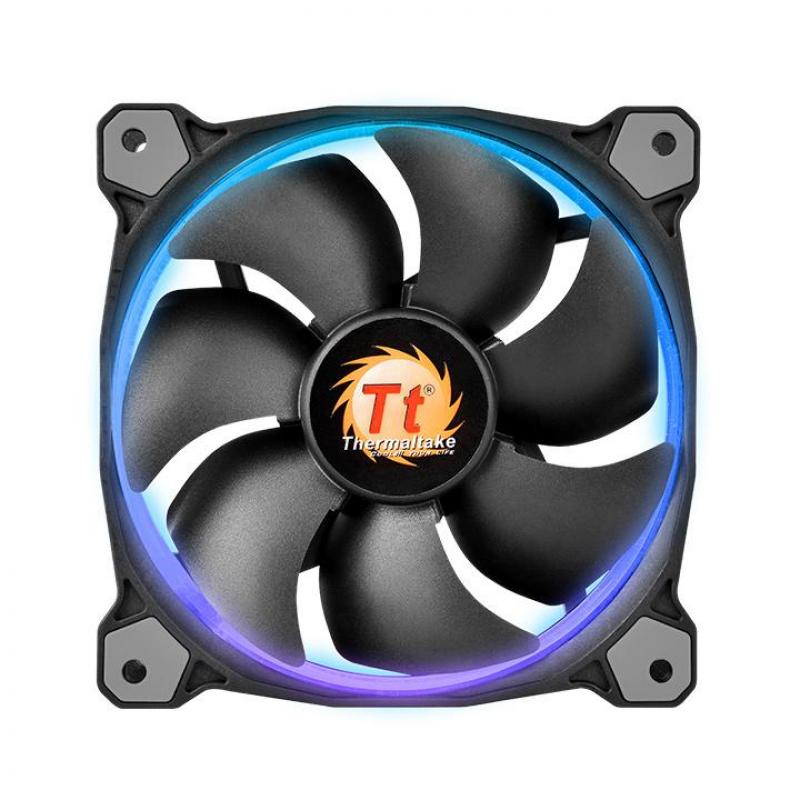 Thermaltake Riing 14 LED RGB 256 Colors Gehäuselüfter 140 mm (CL-F043-PL14SW-B) (CLF043PL14SWB)