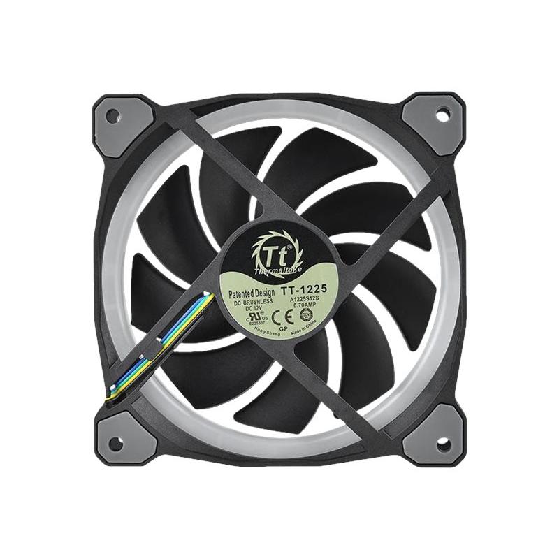Thermaltake Riing PLUS 12 LED RGB Radiator Fan TT Premium Edition Gehäuselüfter 120 mm (Packun