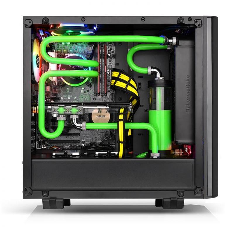 Thermaltake View 21 TG RGB Plus Edition Tower (CA-1I3-00M1WN-05) (CA1I300M1WN05)