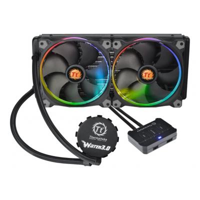 Thermaltake Water 3 0 Riing RGB 280 Prozessor-Flüssigkeitskühlsystem ProzessorFlüssigkeitskühlsystem (CL-W138-PL14SW-A) (CLW138PL14SWA)