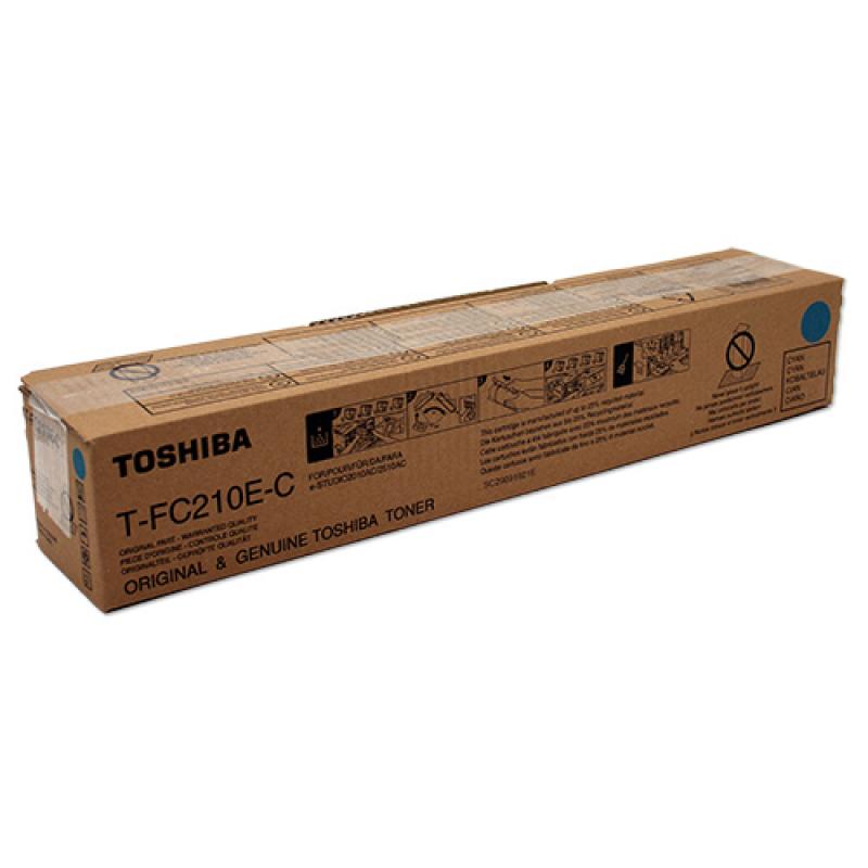 Toshiba Toner T-FC210EC TFC210EC Cyan (6AJ00000159) (6AJ00000268)