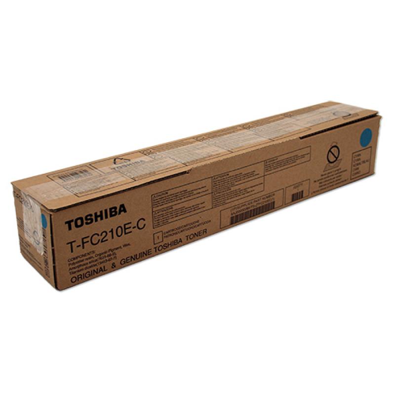 Toshiba Toner T-FC210EC TFC210EC Cyan (6AJ00000159) (6AJ00000268)