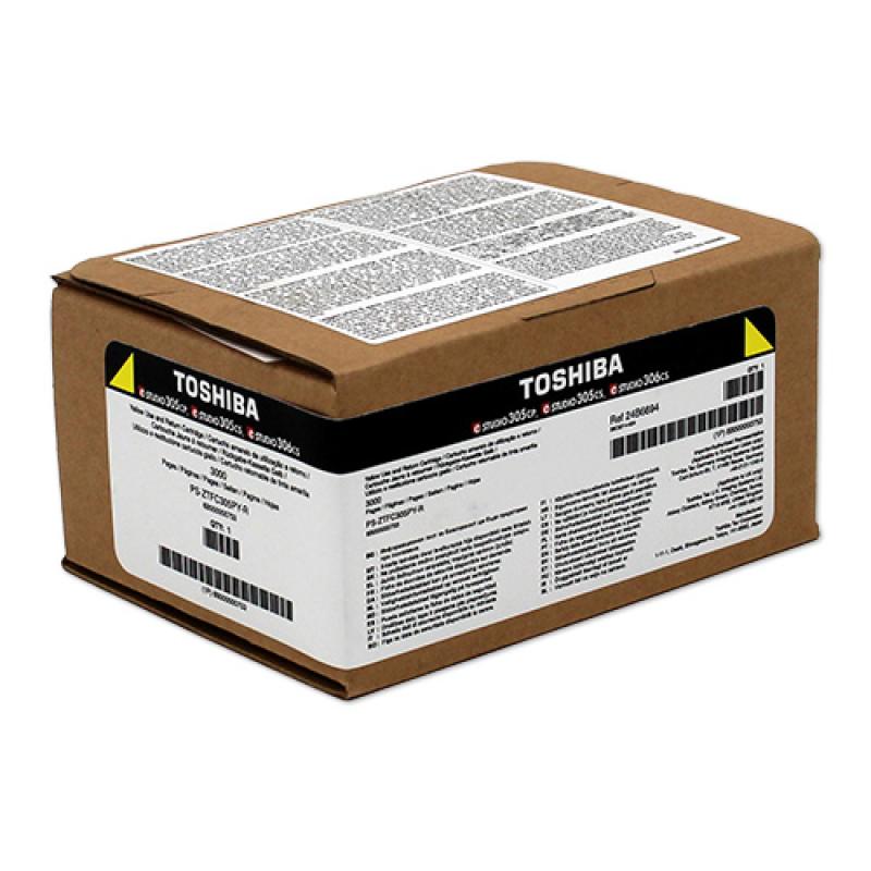Toshiba Toner T-FC305PY-R TFC305PYR Yellow Gelb (6B000000753) (6B000000752)
