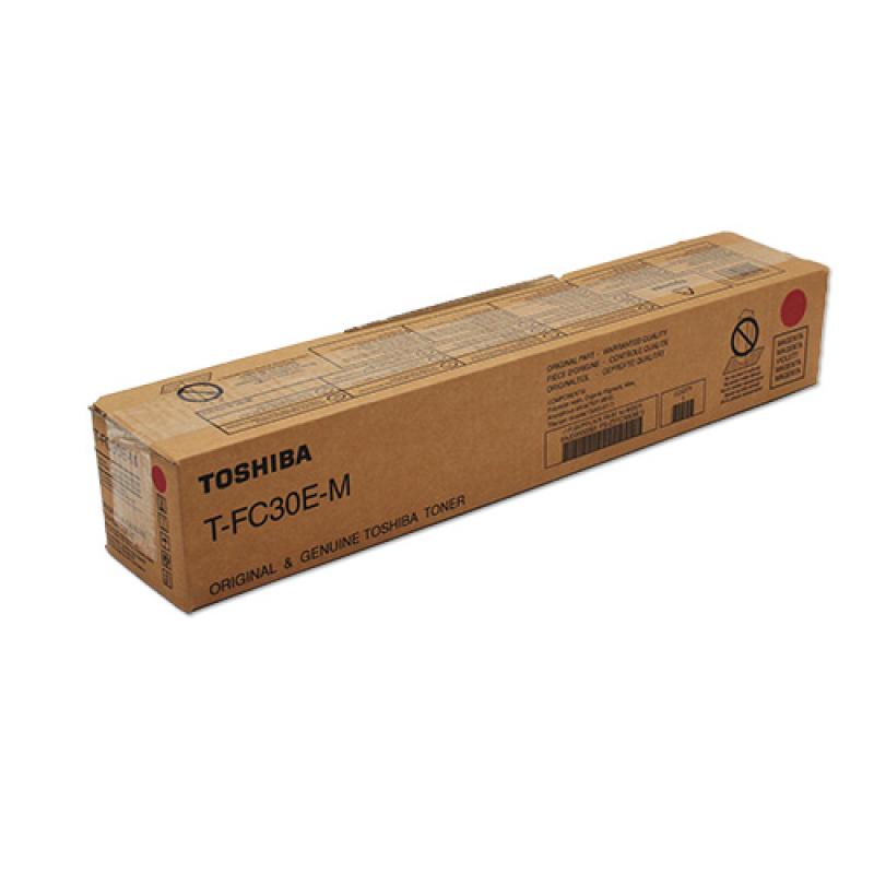Toshiba Toner T-FC30EM TFC30EM für e-Studio eStudio 2050C 2051C 2550C 2551C magenta (6AJ00000283) Tonereinheit