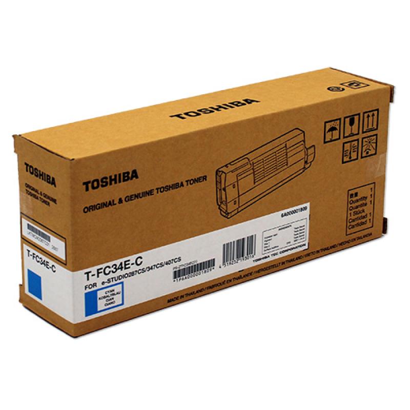 Toshiba Toner T-FC34EC TFC34EC Cyan (6A000001782) (6A000001809)