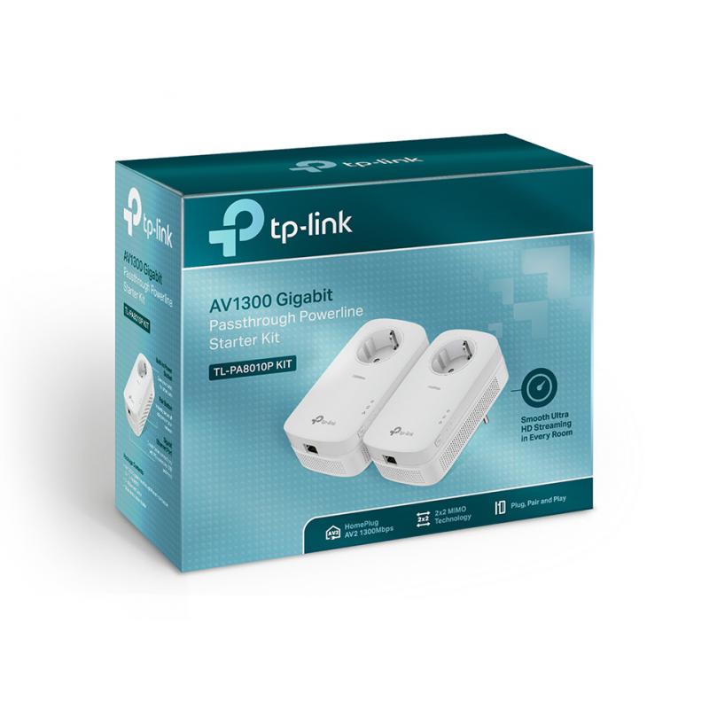 TP-LINK TPLINK Power-LAN PowerLAN TL-PA8010P TLPA8010P KIT (TL-PA8010P KIT)