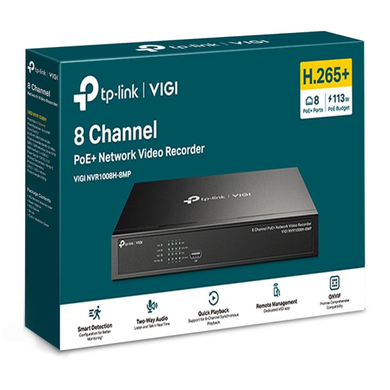 TP-LINK TPLINK NVR VIGI NVR1008H-8MP NVR1008H8MP (VIGI NVR1008H-8MP)