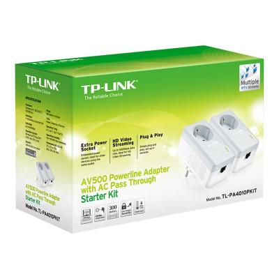 TP-LINK TPLINK Power-LAN PowerLAN TL-PA4010P TLPA4010P KIT (TL-PA4010P (TLPA4010P KIT)