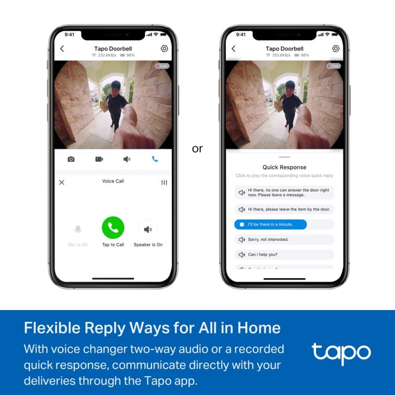 TP-LINK TPLINK Smart Doorbell Tapo D235 (TAPO D235)
