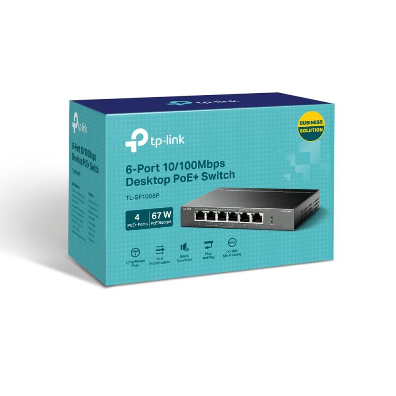 TP-LINK TPLINK Switch TL-SF1006P TLSF1006P (TL-SF1006P)