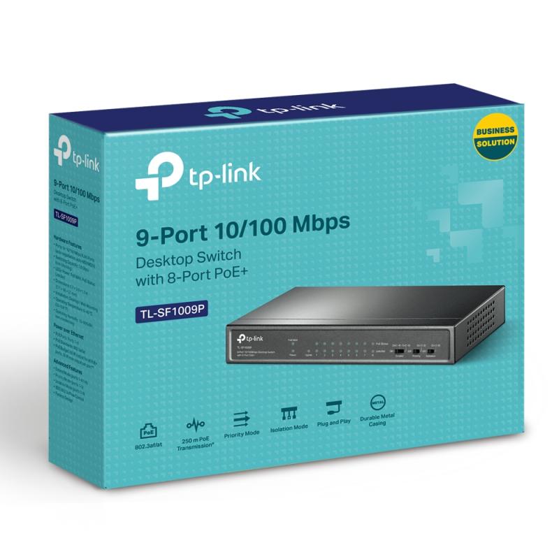 TP-LINK TPLINK Switch TL-SF1009P TLSF1009P (TL-SF1009P)