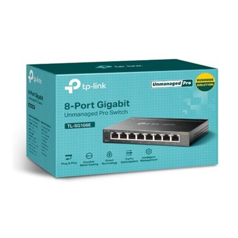 TP-LINK TPLINK Switch TL-SG108E TLSG108E (TL-SG108E)