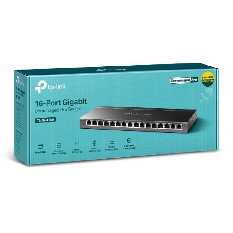 TP-LINK TPLINK Switch TL-SG116E TLSG116E (TL-SG116E)