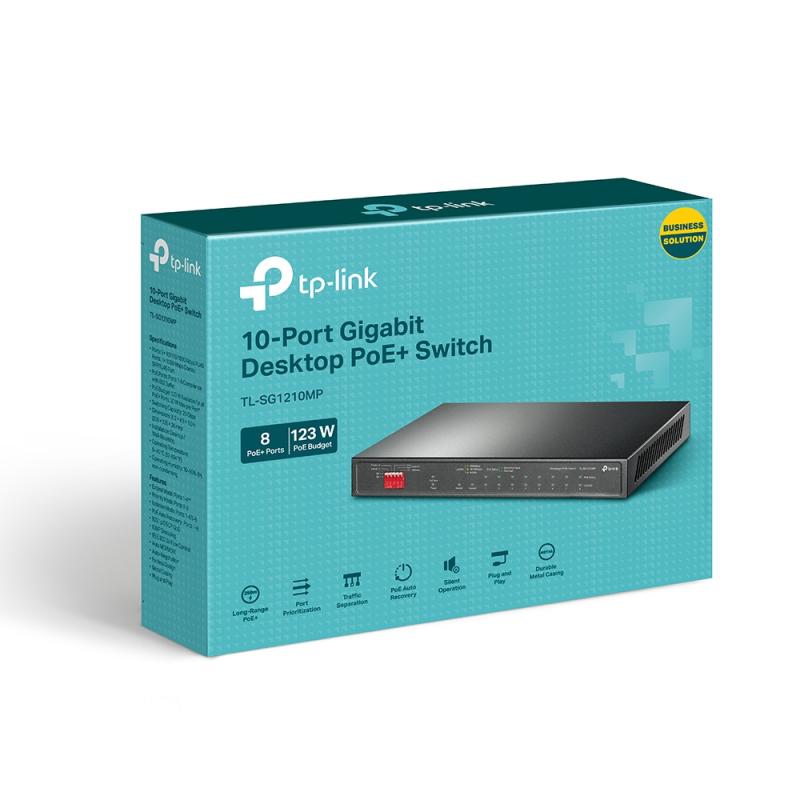 TP-LINK TPLINK Switch TL-SG1210MP TLSG1210MP (TL-SG1210MP)