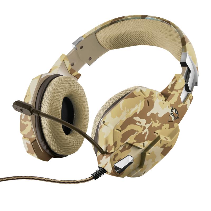 Trust Gaming-Headset GamingHeadset GXT 322D Carus Desert Camo (22125)