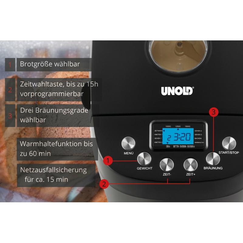 Unold Backmeister big bread maker white (68520)