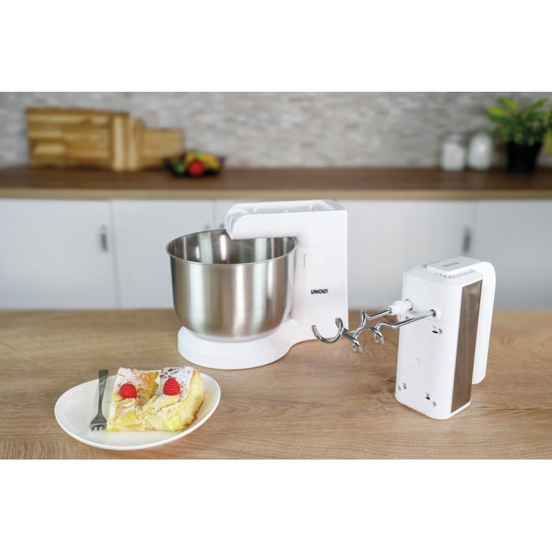Unold Hand Blender with Mixing Bowl Hannah white silver (78720)