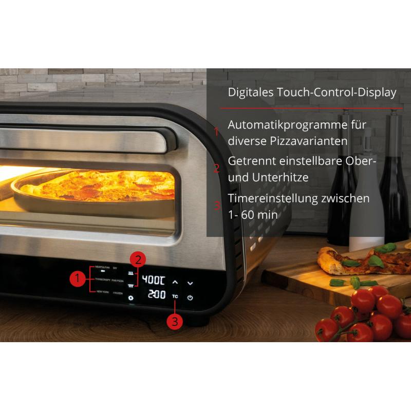 Unold Pizza Oven Luigi silver (68816)
