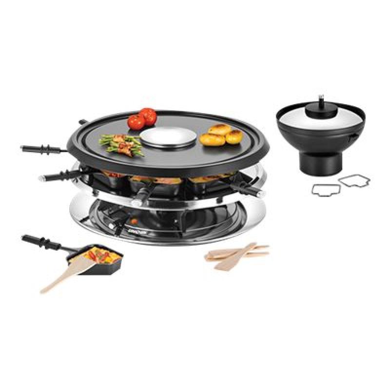 Unold Raclette Multi 4-in1 4in1 black Schwarz (48726)