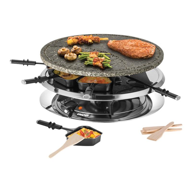 Unold Raclette Multi 4-in1 4in1 black Schwarz (48726)