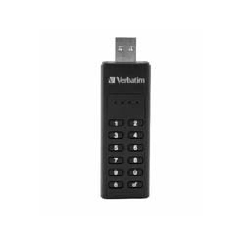 Verbatim Keypad Secure USB-Flash-Laufwerk USBFlashLaufwerk 128GB verschlüsselt(49429)