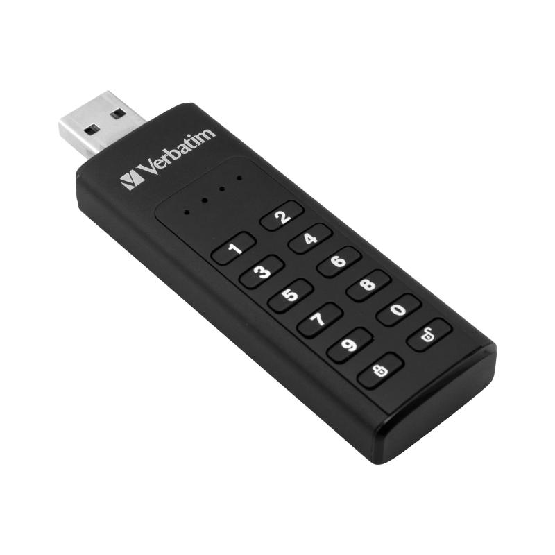 Verbatim Keypad Secure USB-Flash-Laufwerk USBFlashLaufwerk 32GB verschlüsselt (49427)