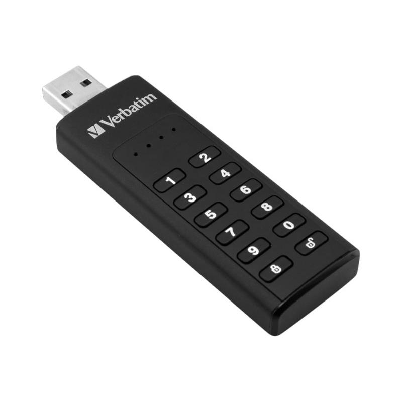 Verbatim Keypad Secure USB-Flash-Laufwerk USBFlashLaufwerk 64GB verschlüsselt(49428)