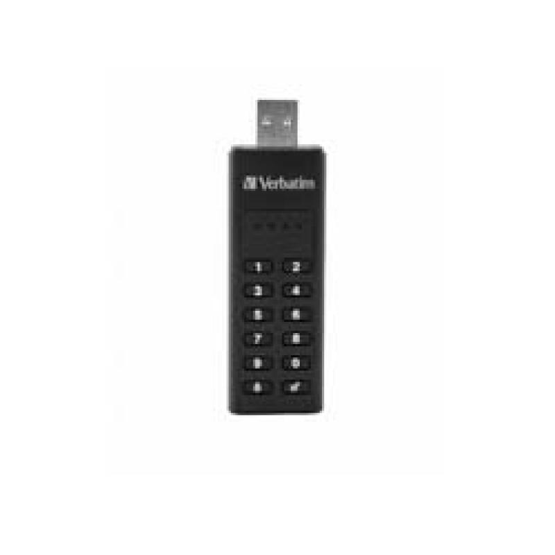 Verbatim Keypad Secure USB-Flash-Laufwerk USBFlashLaufwerk 64GB verschlüsselt(49428)