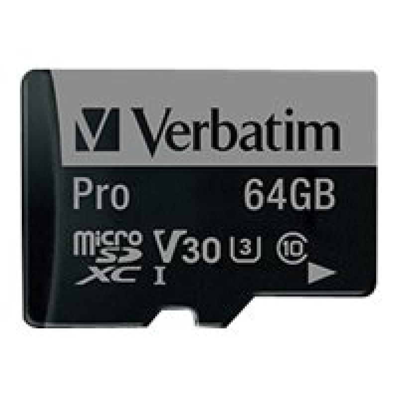 Verbatim PRO Flash-Speicherkarte FlashSpeicherkarte (SD-Adapter (SDAdapter inbegriffen)(47042)