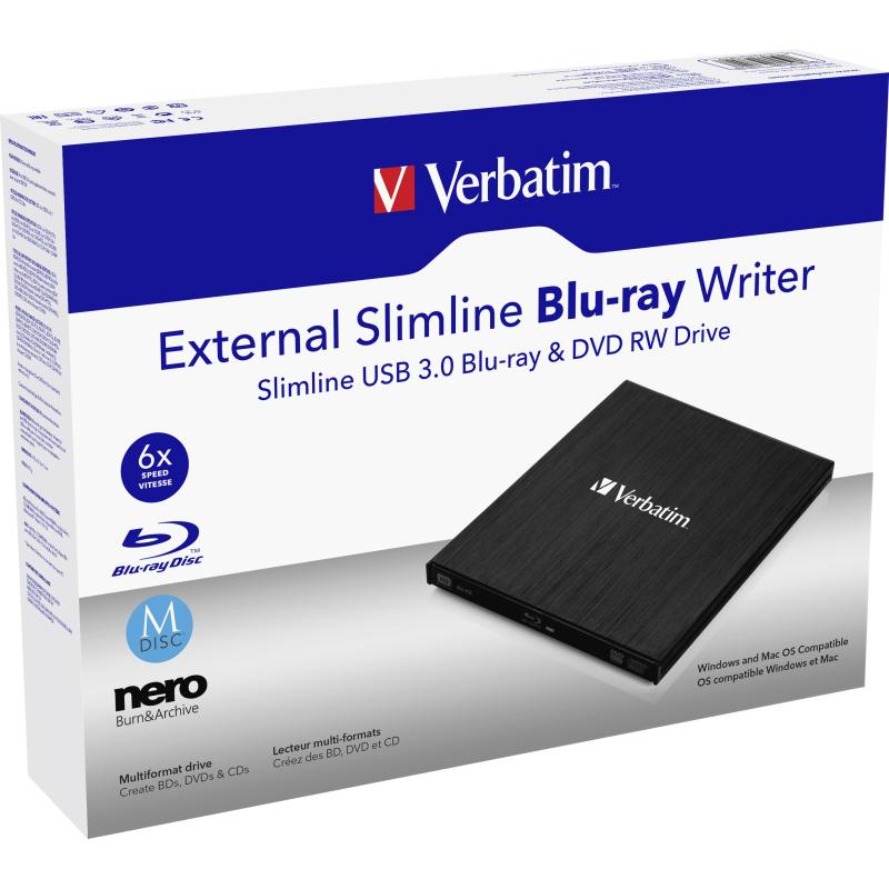 Verbatim Slimline Laufwerk BDXL Writer 6x(43890)