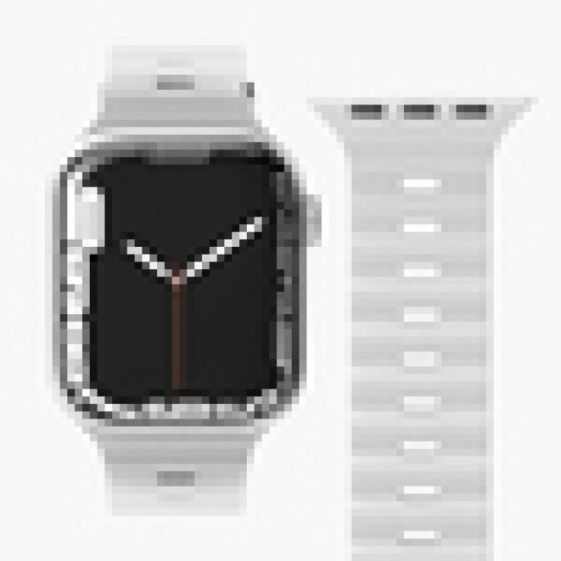 VonMählen Watchstrap for Apple Ocean Band Case 2 Band One light grey (AWS00083)