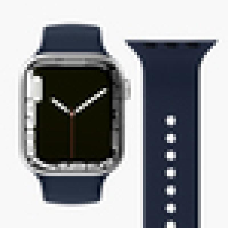 VonMählen Watchstrap for Apple Silicone Loop Case 2 Band One navy (AWS00007)