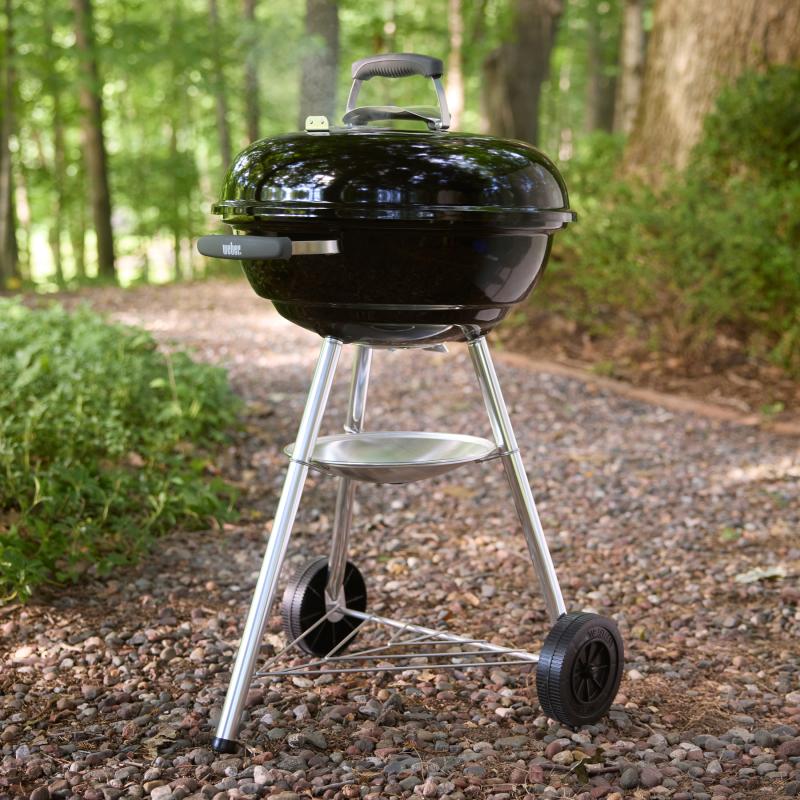 Weber Charcoal Grill Compact Kettle 47 cm black Schwarz (1502054)