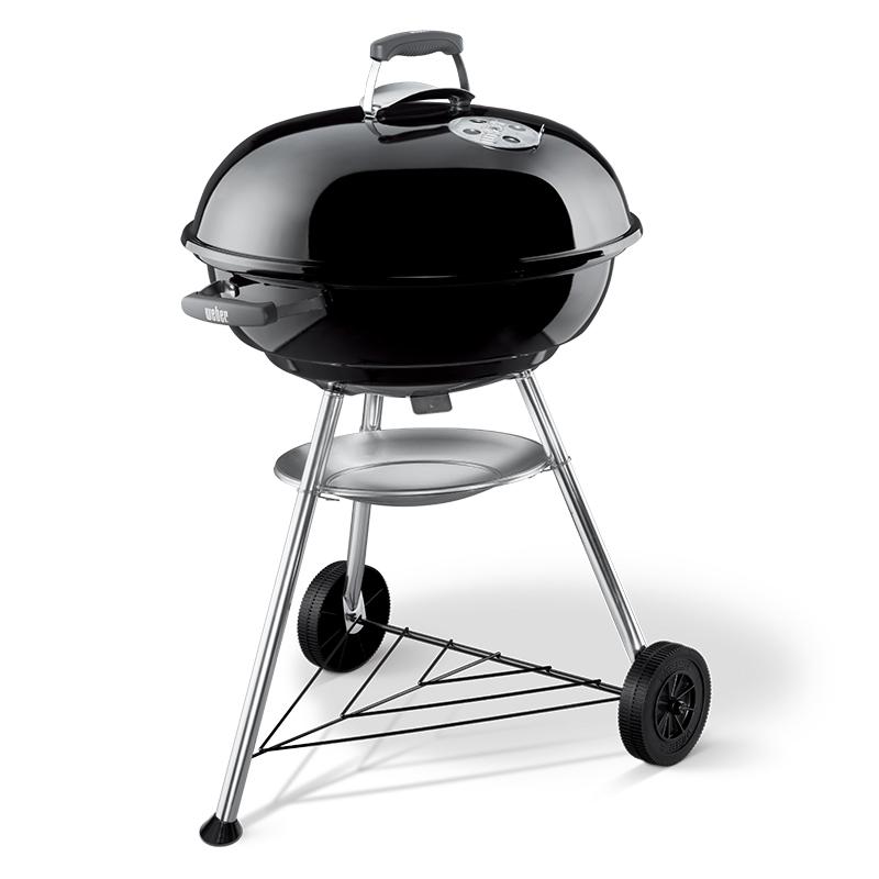 Weber Charcoal Grill Compact Kettle 57 cm black Schwarz (1321004)
