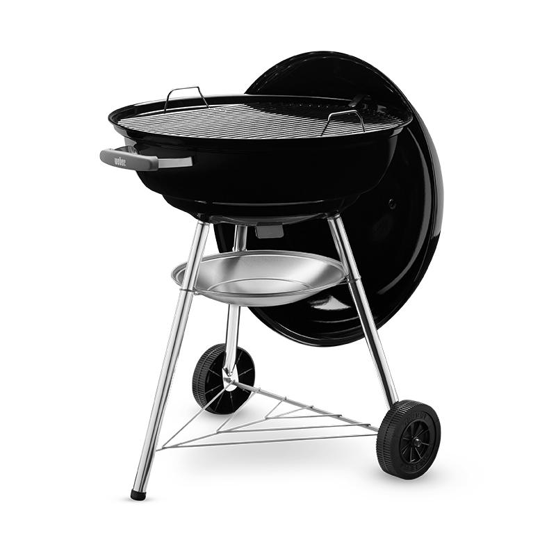 Weber Charcoal Grill Compact Kettle 57 cm black Schwarz (1321004)