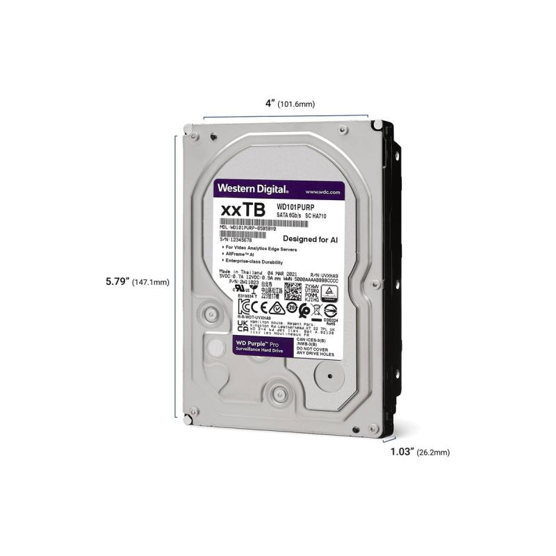 Western Digital Purple Pro Internal (WD260PURP) HD 26TB 3 5" Western Digital5" Western Digital 5"