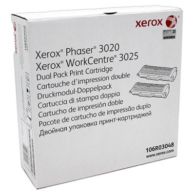 Xerox Cartridge DMO 3020 3025 Black Schwarz (106R03048) (2 x 1,5k)