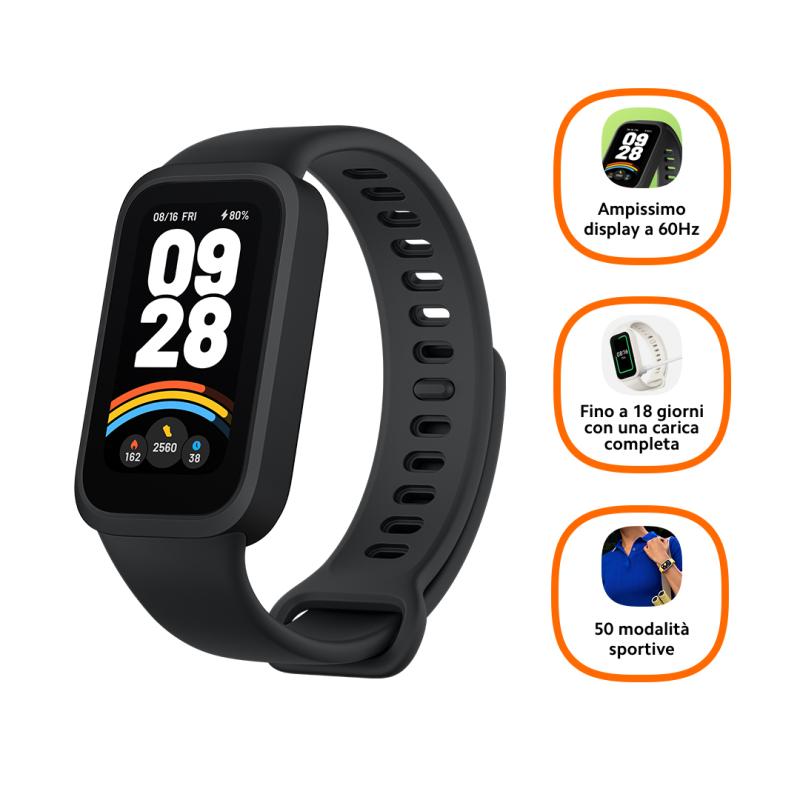 Xiaomi Activitytracker Smart Band 9 Active black Schwarz 1,47" TFT (BHR9444GL)
