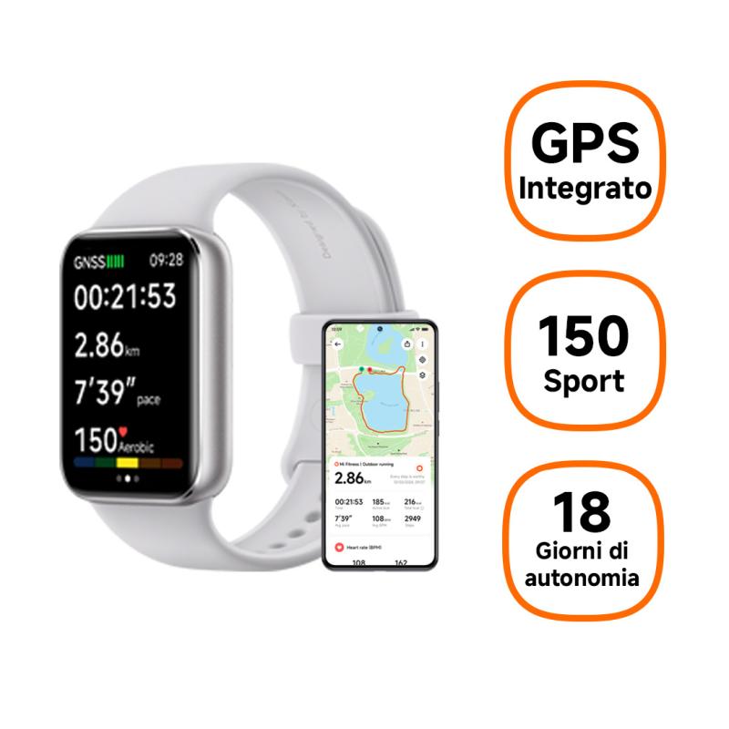 Xiaomi Activitytracker Smart Band 9 Pro moon silver 1,74" AMOLED (BHR8715GL)