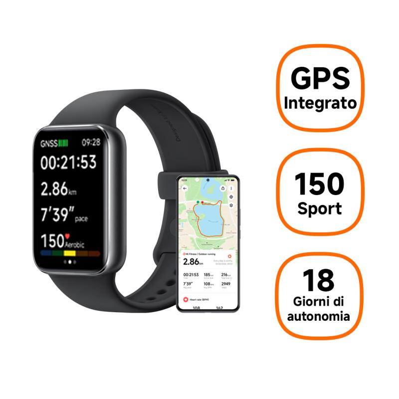 Xiaomi Activitytracker Smart Band 9 Pro obsid black Schwarz 1,74" AMOLED (BHR8710GL)