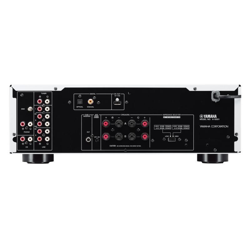 Yamaha Hifi Amplifier A-S301 AS301 Silver (AAS301SI2)